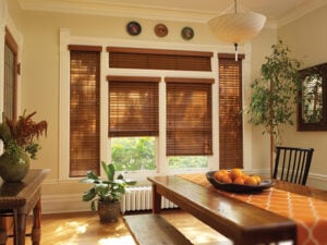 beautiful wooden blinds