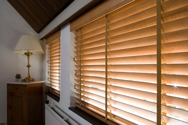 real wooden blinds