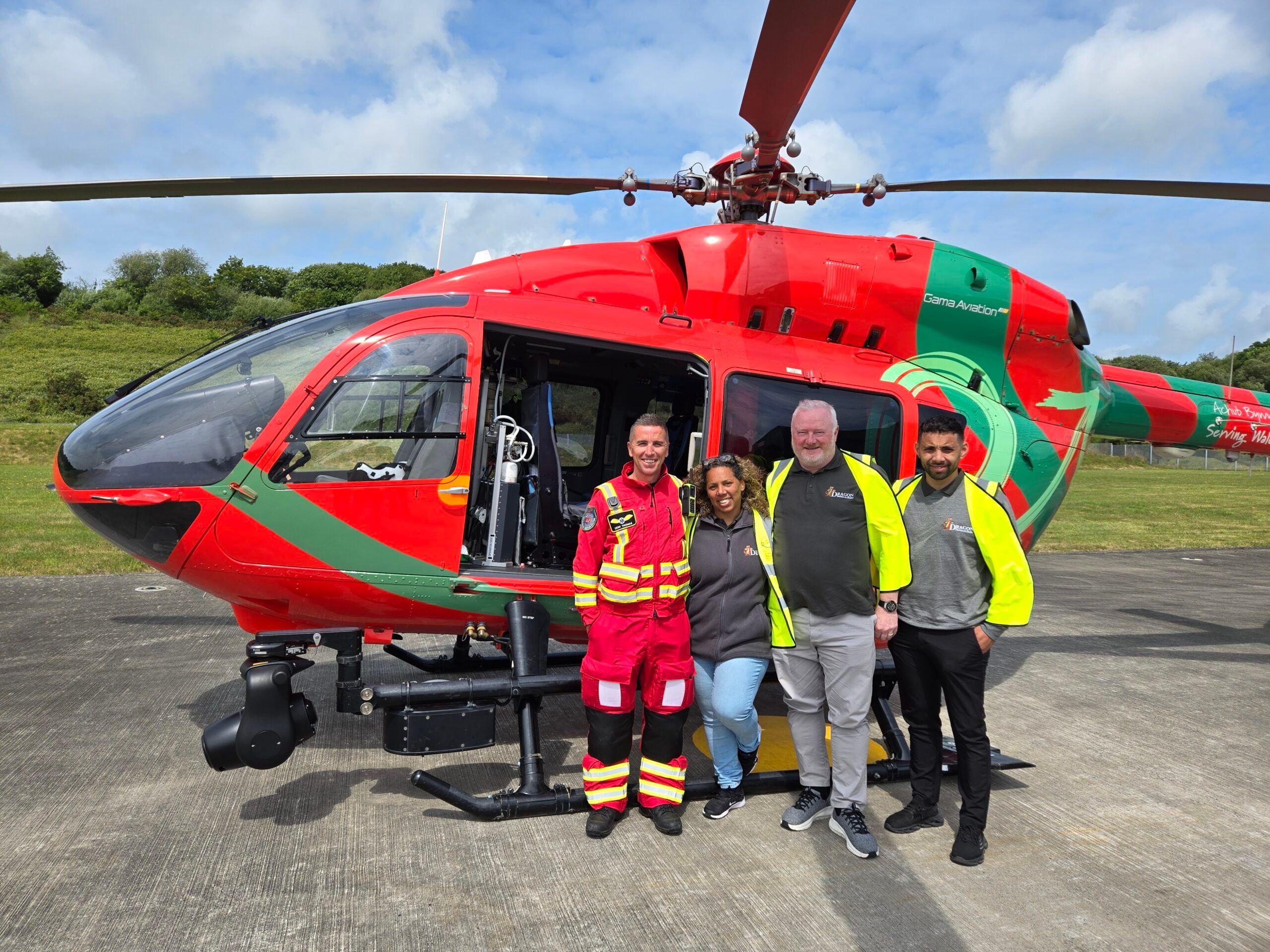 Proud to Support Lifesaving Care | Wales Air Ambulance | Dragon Shutters and Shades